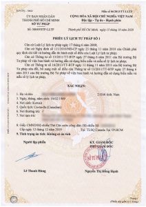 Cập nhật mẫu tờ khai lý lịch tư pháp chuẩn nhất 2022